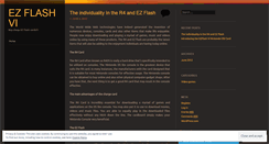 Desktop Screenshot of ezflashvi.wordpress.com