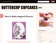 Tablet Screenshot of buttercupcupcakes.wordpress.com