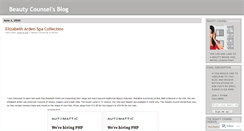 Desktop Screenshot of beautycounsel.wordpress.com