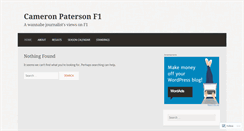 Desktop Screenshot of cpatersonf1.wordpress.com