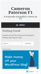 Mobile Screenshot of cpatersonf1.wordpress.com