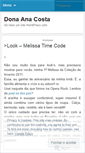 Mobile Screenshot of donaanacosta.wordpress.com