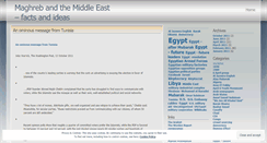 Desktop Screenshot of magrebmiddleast.wordpress.com