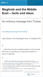 Mobile Screenshot of magrebmiddleast.wordpress.com