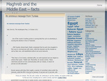 Tablet Screenshot of magrebmiddleast.wordpress.com