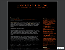 Tablet Screenshot of amore87.wordpress.com