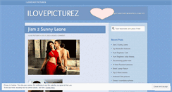 Desktop Screenshot of ilovepicturez.wordpress.com