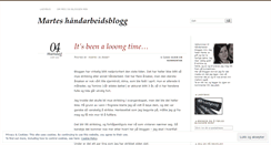 Desktop Screenshot of martesblogg.wordpress.com