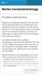 Mobile Screenshot of martesblogg.wordpress.com
