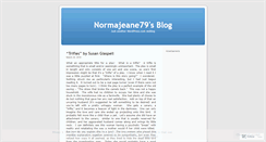 Desktop Screenshot of normajeane79.wordpress.com