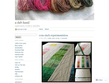 Tablet Screenshot of dabhand.wordpress.com