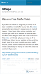 Mobile Screenshot of kcupsstore.wordpress.com