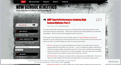 Desktop Screenshot of newschoolathletics.wordpress.com