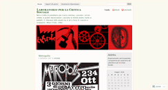 Desktop Screenshot of criticalab.wordpress.com