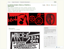 Tablet Screenshot of criticalab.wordpress.com