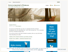 Tablet Screenshot of genclubcouk.wordpress.com
