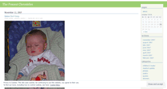 Desktop Screenshot of peanutchronicles.wordpress.com