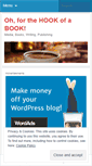 Mobile Screenshot of hookofabook.wordpress.com