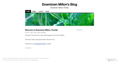 Desktop Screenshot of downtownmilton.wordpress.com