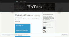 Desktop Screenshot of hatbrothers.wordpress.com