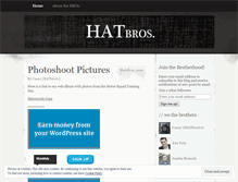 Tablet Screenshot of hatbrothers.wordpress.com