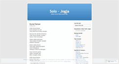 Desktop Screenshot of jalansolojogja.wordpress.com