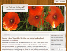 Tablet Screenshot of 52dateswithmyself.wordpress.com