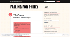 Desktop Screenshot of fallingforphilly.wordpress.com