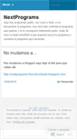Mobile Screenshot of nextprograms.wordpress.com