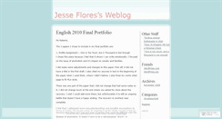 Desktop Screenshot of jesseflores.wordpress.com