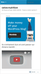 Mobile Screenshot of celosnutrition.wordpress.com