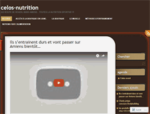 Tablet Screenshot of celosnutrition.wordpress.com