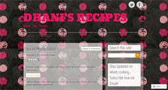 Desktop Screenshot of dhanirecipes.wordpress.com