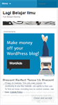 Mobile Screenshot of lagibelajarilmu.wordpress.com