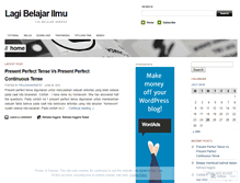 Tablet Screenshot of lagibelajarilmu.wordpress.com