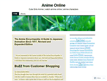 Tablet Screenshot of animecute.wordpress.com