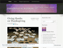 Tablet Screenshot of paradoxicalwisdom.wordpress.com