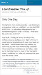 Mobile Screenshot of icantmakethisup.wordpress.com