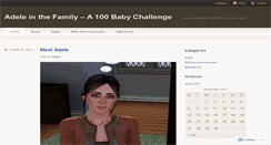 Desktop Screenshot of adeleinthefamily.wordpress.com