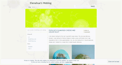 Desktop Screenshot of elenahue.wordpress.com