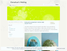 Tablet Screenshot of elenahue.wordpress.com