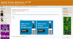 Desktop Screenshot of cpsmallalliance.wordpress.com