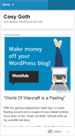 Mobile Screenshot of cosygoth.wordpress.com