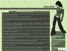 Tablet Screenshot of cosygoth.wordpress.com