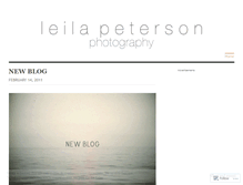 Tablet Screenshot of leilapeterson.wordpress.com