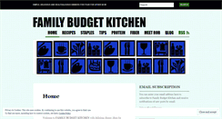 Desktop Screenshot of familybudgetkitchen.wordpress.com