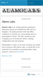 Mobile Screenshot of alamolaboratories.wordpress.com