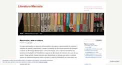 Desktop Screenshot of literaturamarxista.wordpress.com