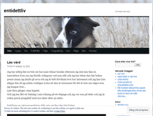 Tablet Screenshot of entidettliv.wordpress.com