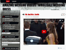 Tablet Screenshot of amazingweddingvideos.wordpress.com